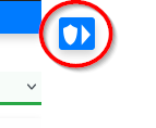 Bouton pour ouvrir la sélection active des logos